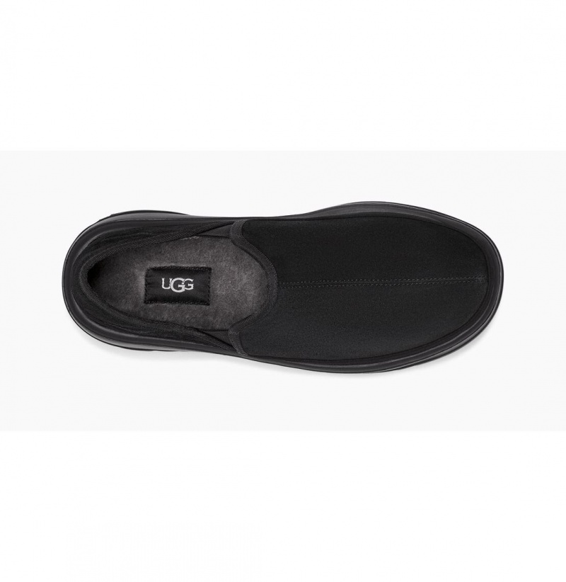 UGG Kick It Slip-On Papuce Panske Čierne | SK-981BAXZHE