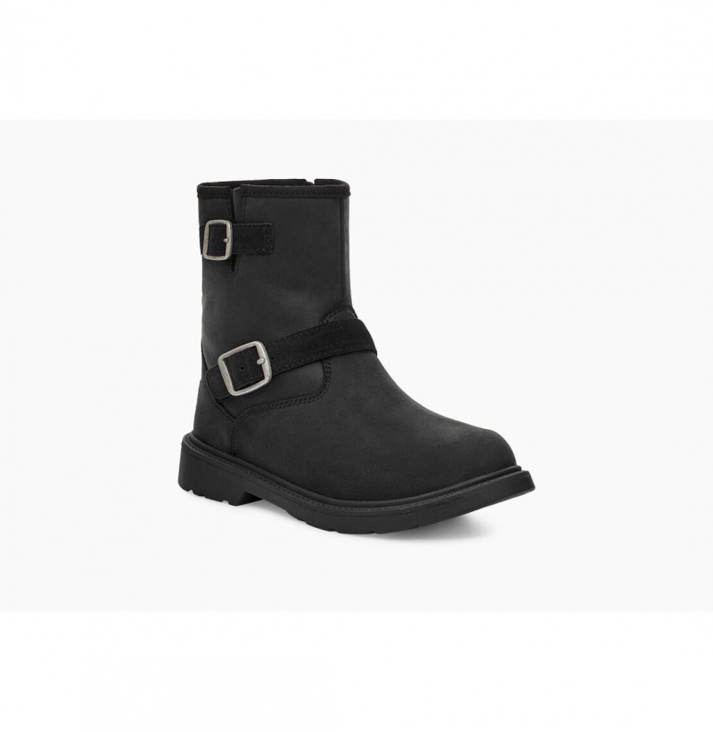 UGG Kinzey Weather Nepremokavé Topánky Detske Čierne | SK-570FQVATY