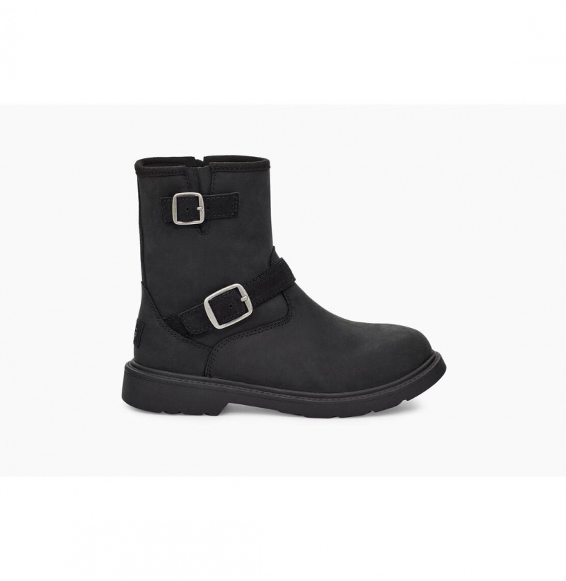 UGG Kinzey Weather Nepremokavé Topánky Detske Čierne | SK-570FQVATY