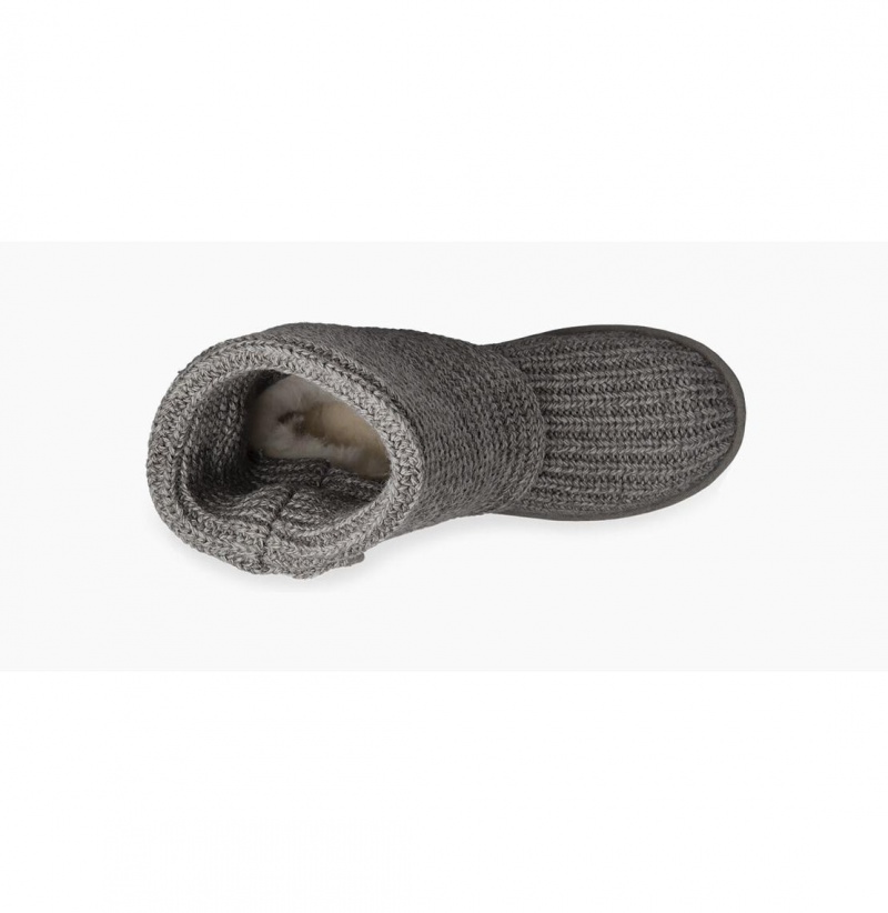 UGG Klasické Cardy Pletene Cizmy Damske Siva | SK-567KUOQBE