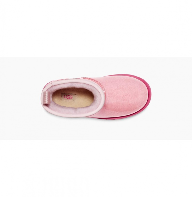 UGG Klasické Clear Mini II Gradient Nepremokavé Topánky Detske Ruzove | SK-057QTGAVO