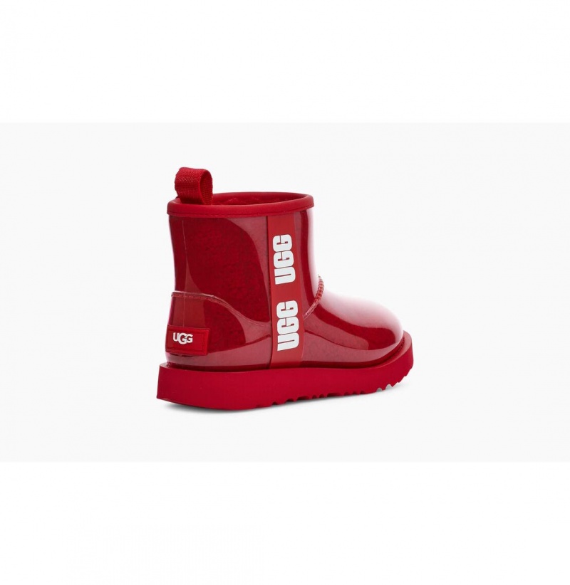 UGG Klasické Clear Mini II Nepremokavé Topánky Detske Červené | SK-427LWICNM