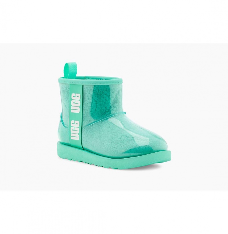 UGG Klasické Clear Mini II Nepremokavé Topánky Detske Zelene | SK-259REDFZV