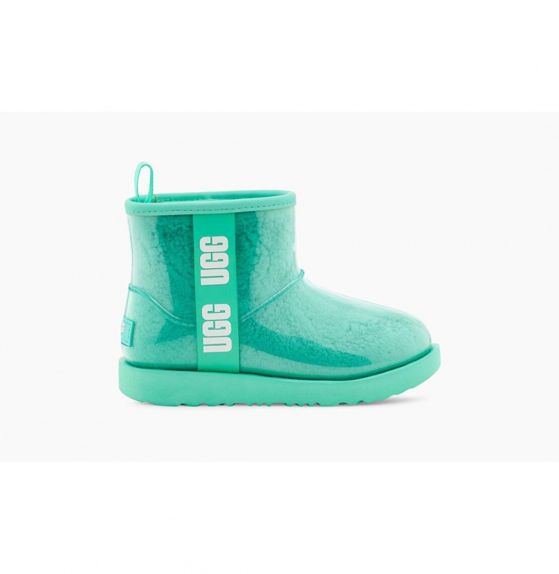 UGG Klasické Clear Mini II Nepremokavé Topánky Detske Zelene | SK-259REDFZV