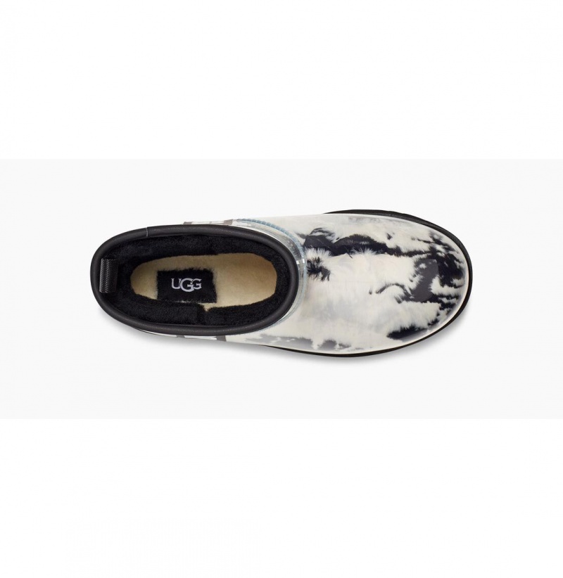 UGG Klasické Clear Mini Marble Nepremokavé Topánky Damske Čierne | SK-091IVTYWX