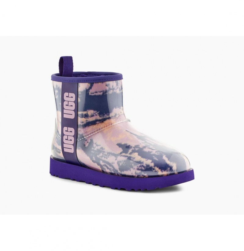 UGG Klasické Clear Mini Marble Nepremokavé Topánky Damske Nachový | SK-721OQZRVJ