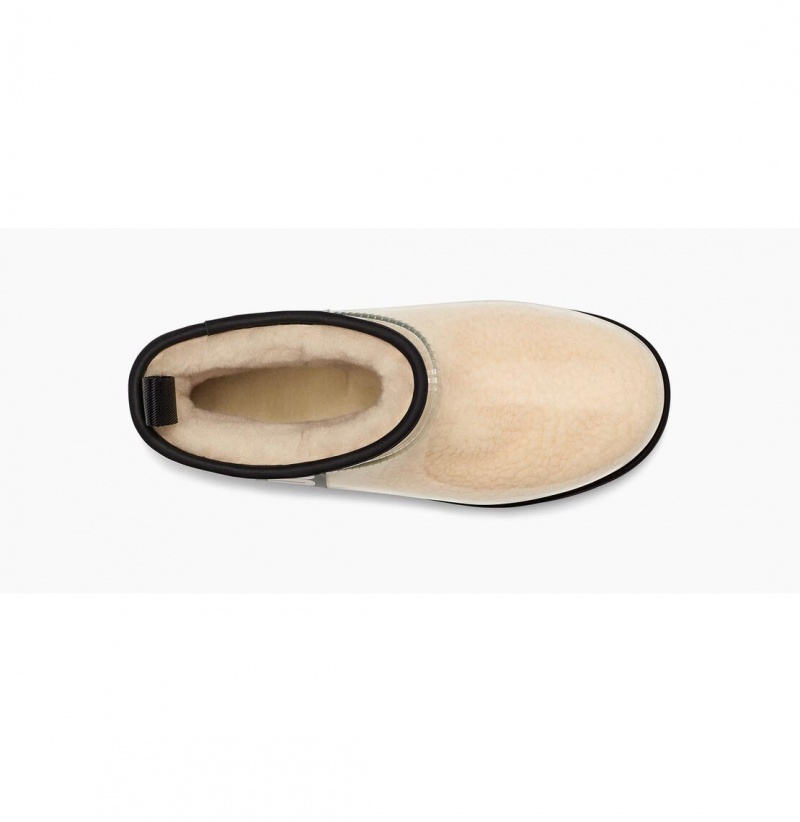 UGG Klasické Clear Mini Nepremokavé Topánky Damske Béžové Čierne | SK-287NYCHIM