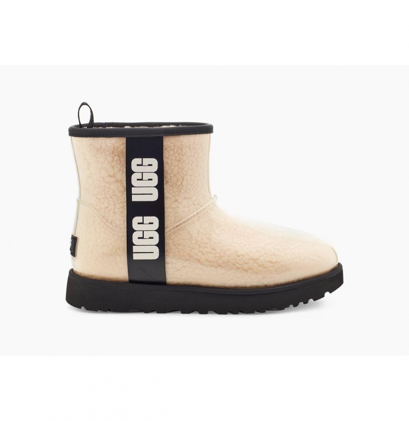 UGG Klasické Clear Mini Nepremokavé Topánky Damske Béžové Čierne | SK-287NYCHIM