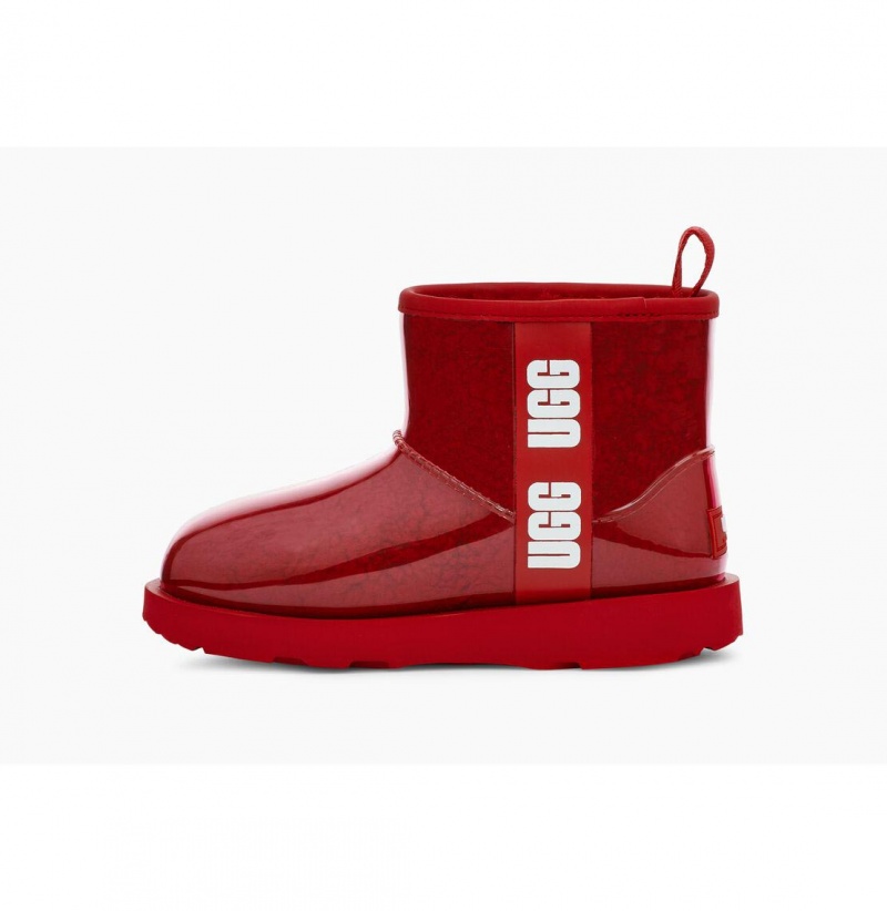UGG Klasické Clear Mini Nepremokavé Topánky Damske Červené | SK-540YENSRQ
