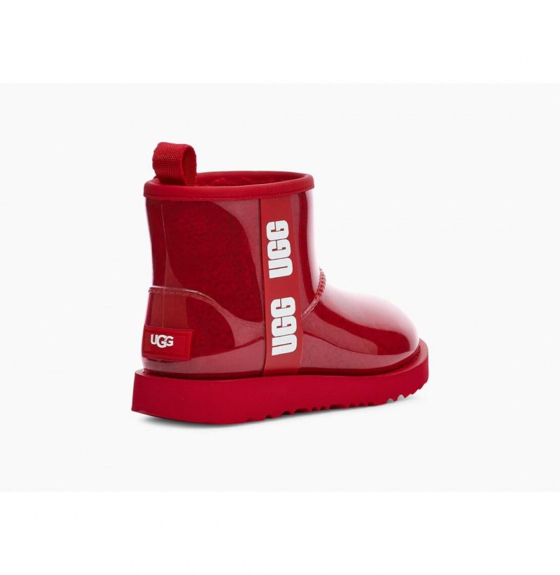 UGG Klasické Clear Mini Nepremokavé Topánky Damske Červené | SK-540YENSRQ