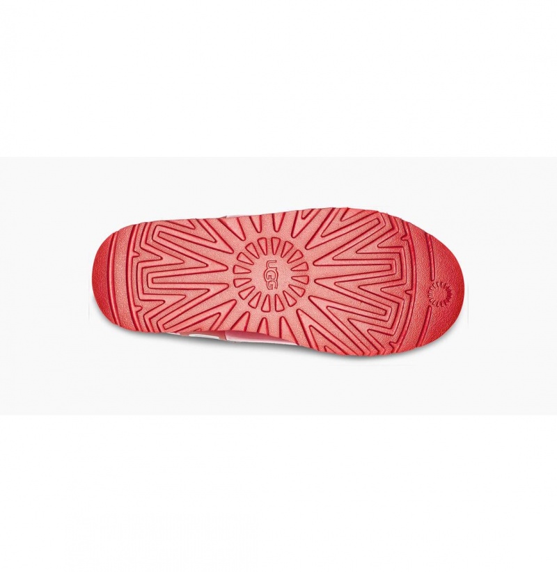 UGG Klasické Clear Mini Nepremokavé Topánky Damske Červené | SK-540YENSRQ