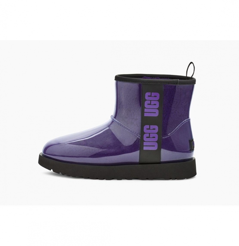 UGG Klasické Clear Mini Nepremokavé Topánky Damske Nachový Čierne | SK-912GRUPNH