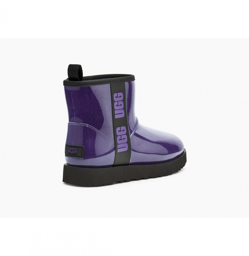 UGG Klasické Clear Mini Nepremokavé Topánky Damske Nachový Čierne | SK-912GRUPNH