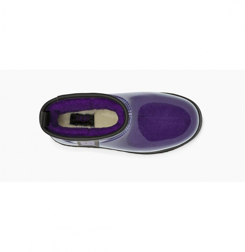 UGG Klasické Clear Mini Nepremokavé Topánky Damske Nachový Čierne | SK-912GRUPNH