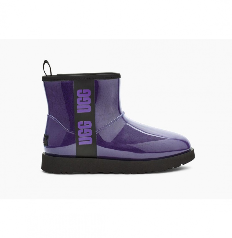 UGG Klasické Clear Mini Nepremokavé Topánky Damske Nachový Čierne | SK-912GRUPNH
