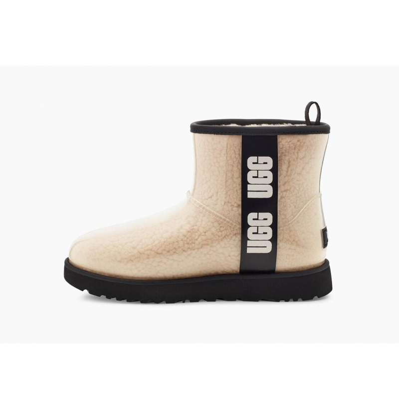 UGG Klasické Clear Mini Nepremokavé Topánky Damske Béžové Čierne | SK-642GSETMU