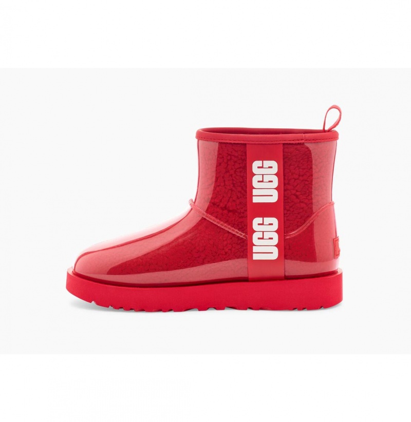 UGG Klasické Clear Mini Nepremokavé Topánky Damske Červené | SK-573URILJC