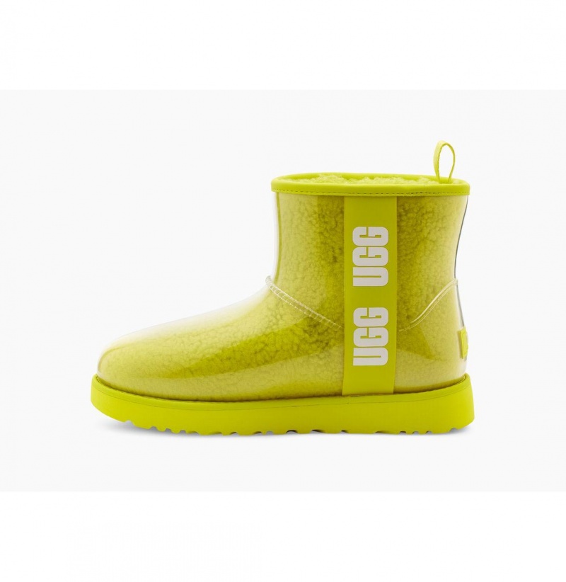 UGG Klasické Clear Mini Nepremokavé Topánky Damske Horčica Biela | SK-706SZWQXB