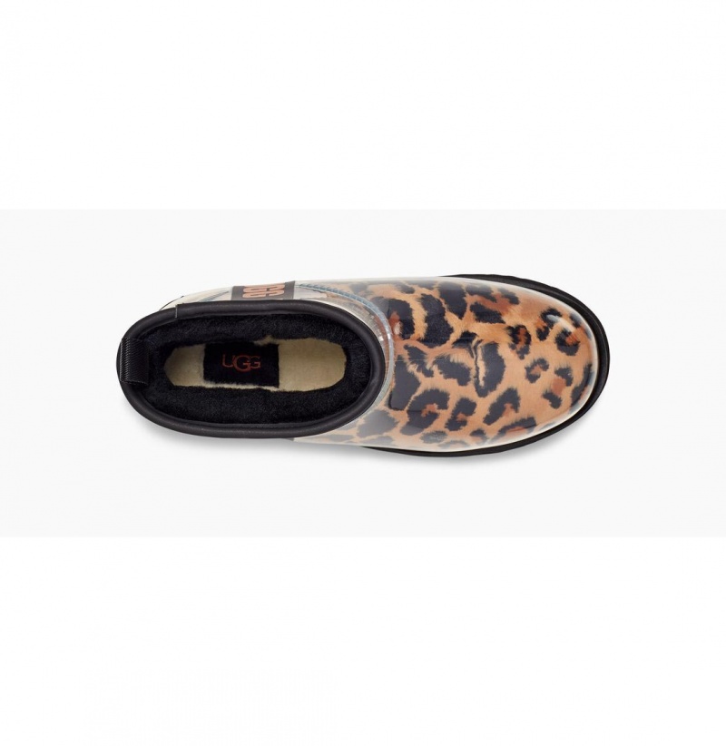 UGG Klasické Clear Mini Panther Nepremokavé Topánky Damske Leopardie | SK-869XHBOVS