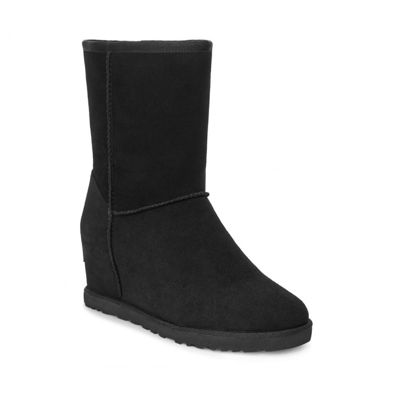 UGG Klasické Femme Kratke Čižmy Na Kline Damske Čierne | SK-053GBDKRF