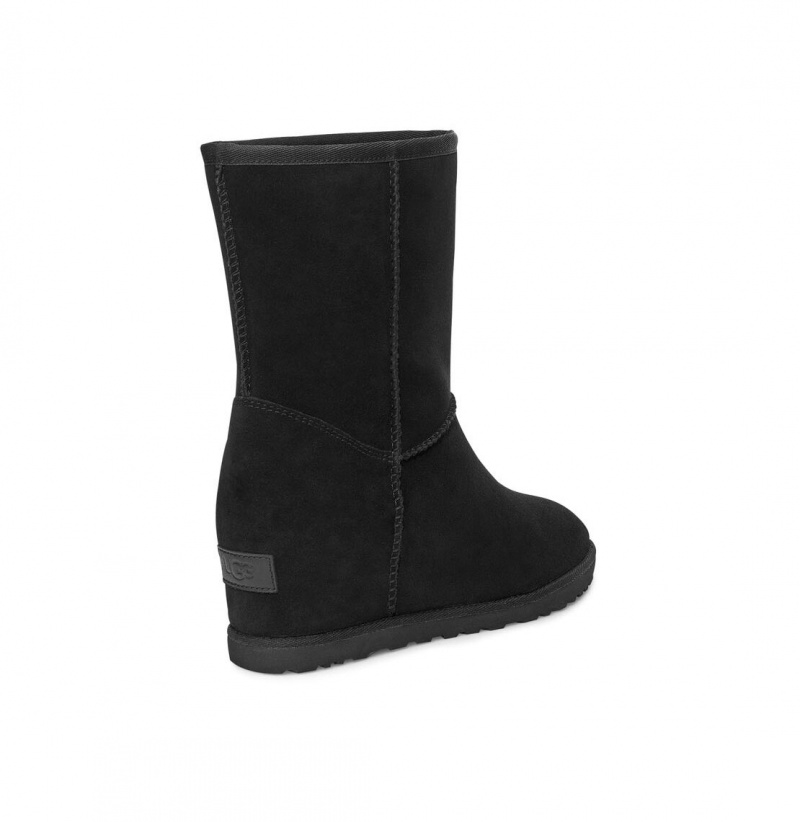 UGG Klasické Femme Kratke Čižmy Na Kline Damske Čierne | SK-053GBDKRF