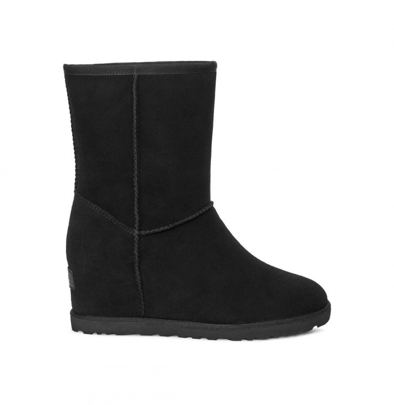 UGG Klasické Femme Kratke Čižmy Na Kline Damske Čierne | SK-053GBDKRF