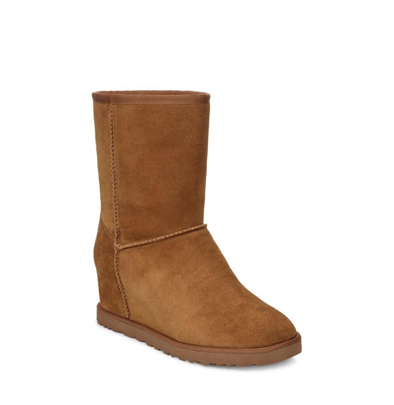 UGG Klasické Femme Kratke Čižmy Na Kline Damske Hnede | SK-653UKVSZT