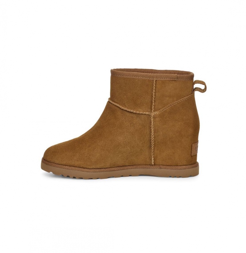 UGG Klasické Femme Mini Čižmy Na Kline Damske Hnede | SK-857BIURQO
