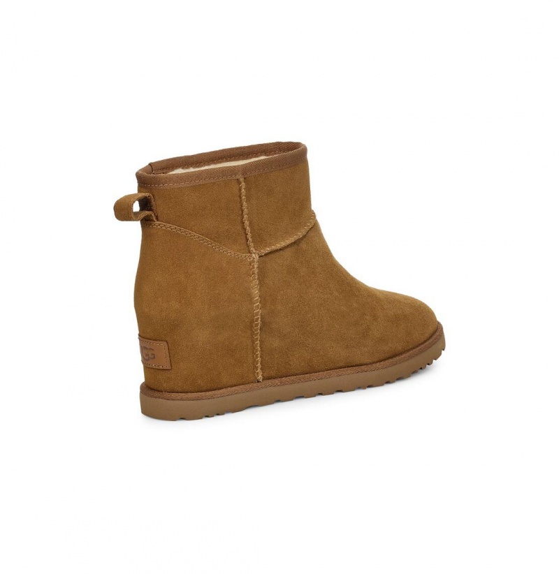 UGG Klasické Femme Mini Čižmy Na Kline Damske Hnede | SK-857BIURQO