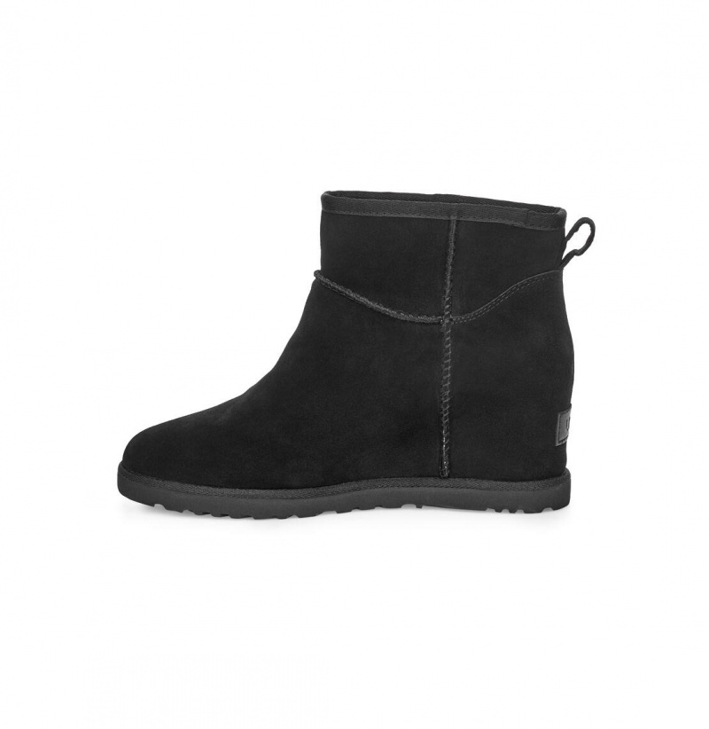 UGG Klasické Femme Mini Čižmy Na Kline Damske Čierne | SK-802HYZAQU