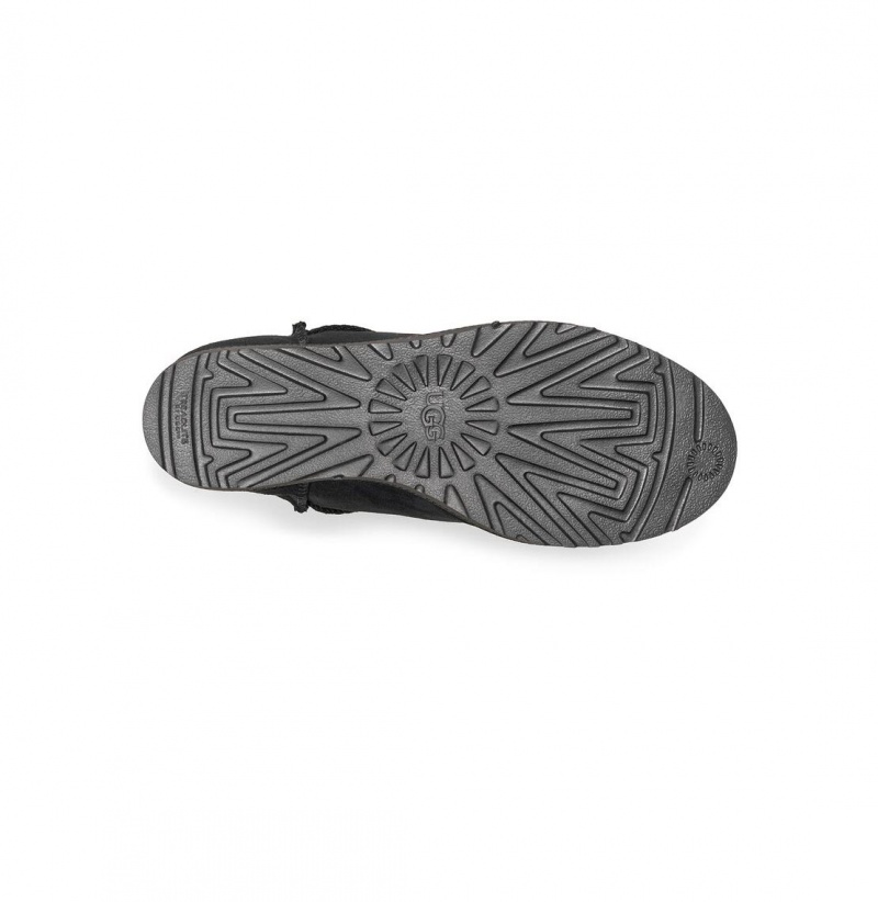 UGG Klasické Femme Mini Čižmy Na Kline Damske Čierne | SK-802HYZAQU