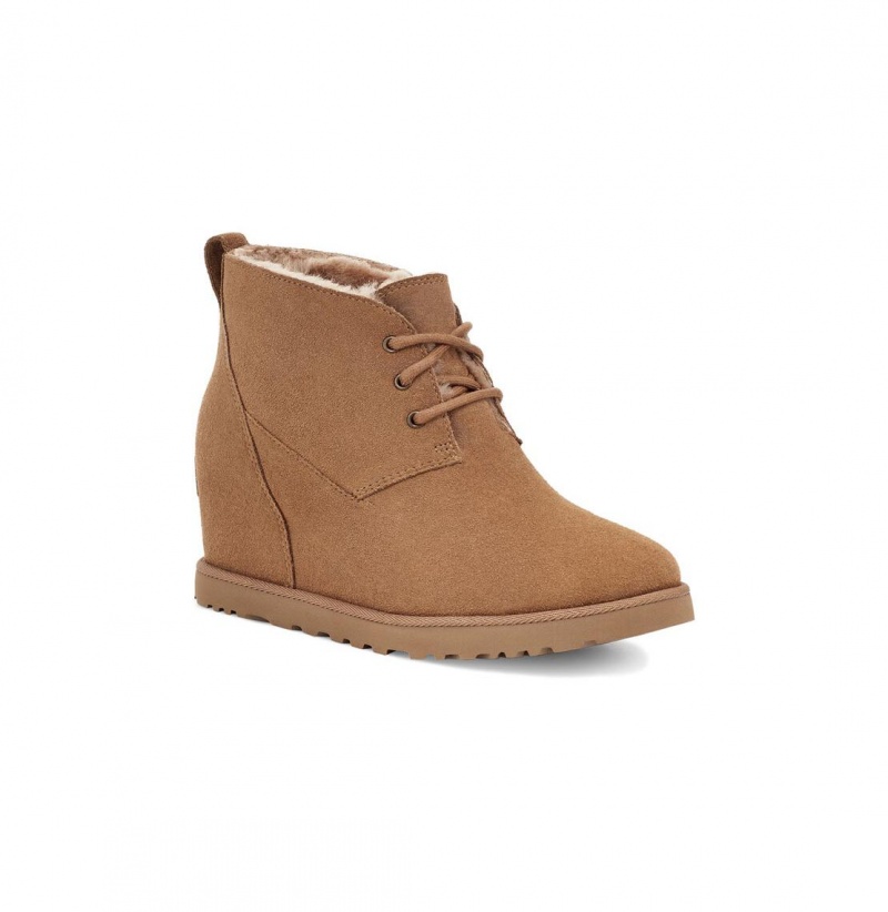 UGG Klasické Femme Snurovacie Topanky Damske Hnede | SK-913UZTBPI