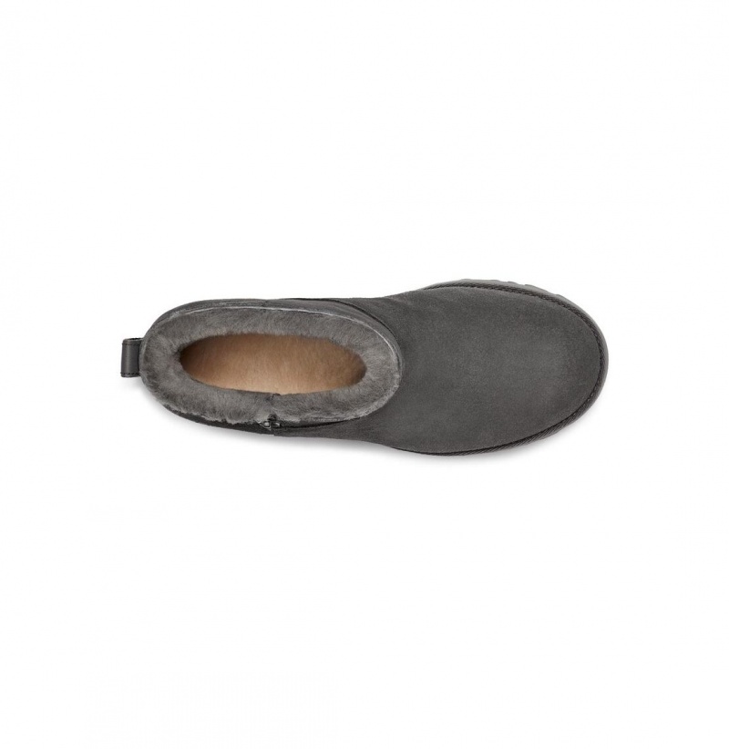 UGG Klasické Femme Zip Mini Čižmy Na Kline Damske Siva | SK-684WEPKQF