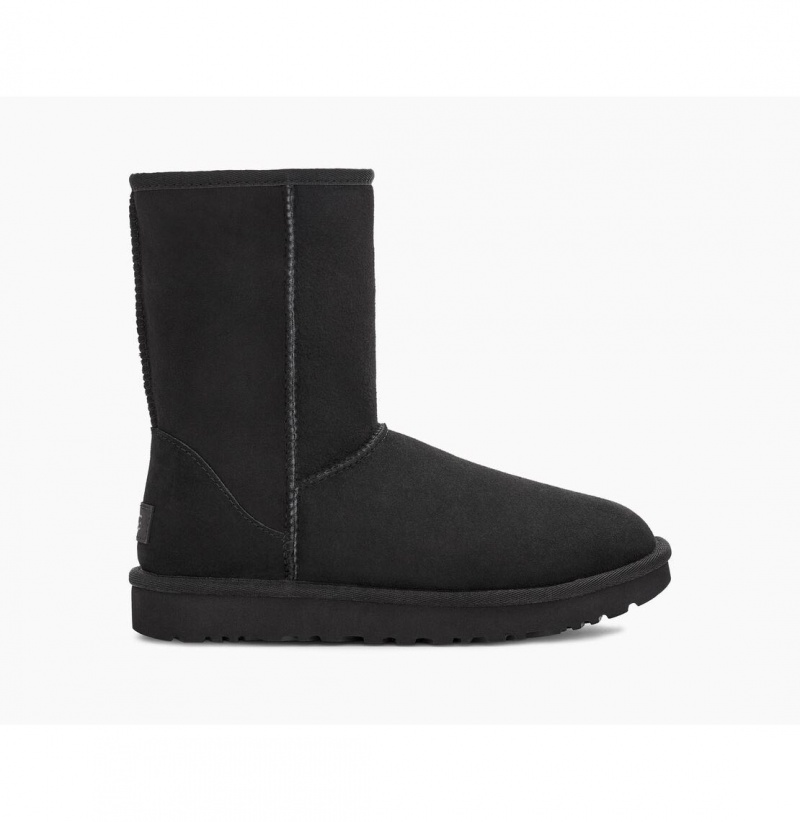 UGG Klasické Kratke II Čižmy Z Ovčej Kože Damske Čierne | SK-581UBNYMS
