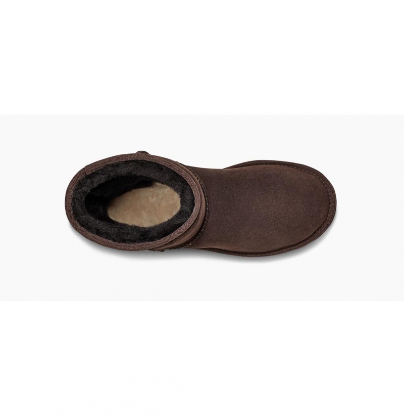 UGG Klasické Kratke II Čižmy Z Ovčej Kože Damske Čokoláda | SK-917BGXJVZ
