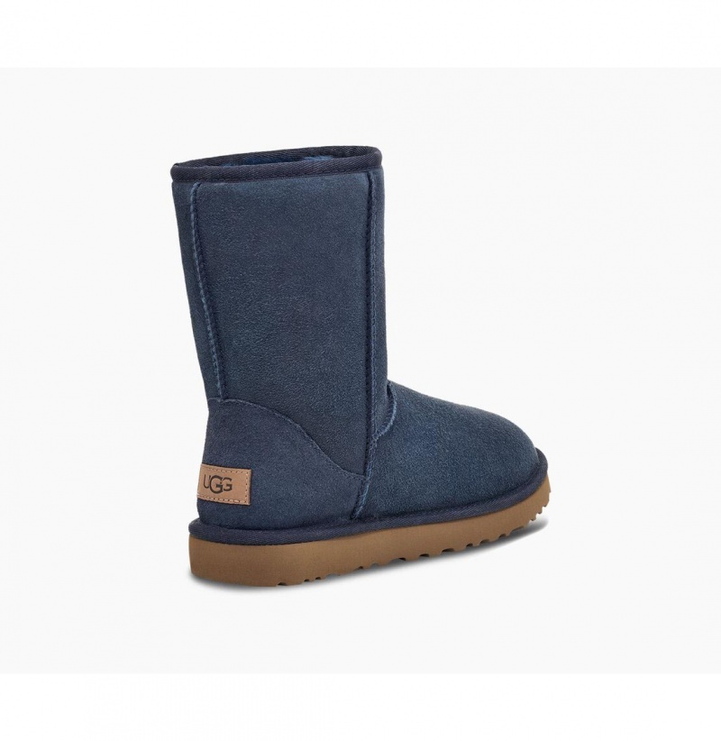 UGG Klasické Kratke II Čižmy Z Ovčej Kože Damske Námornícka Modrá | SK-709FUTGIQ