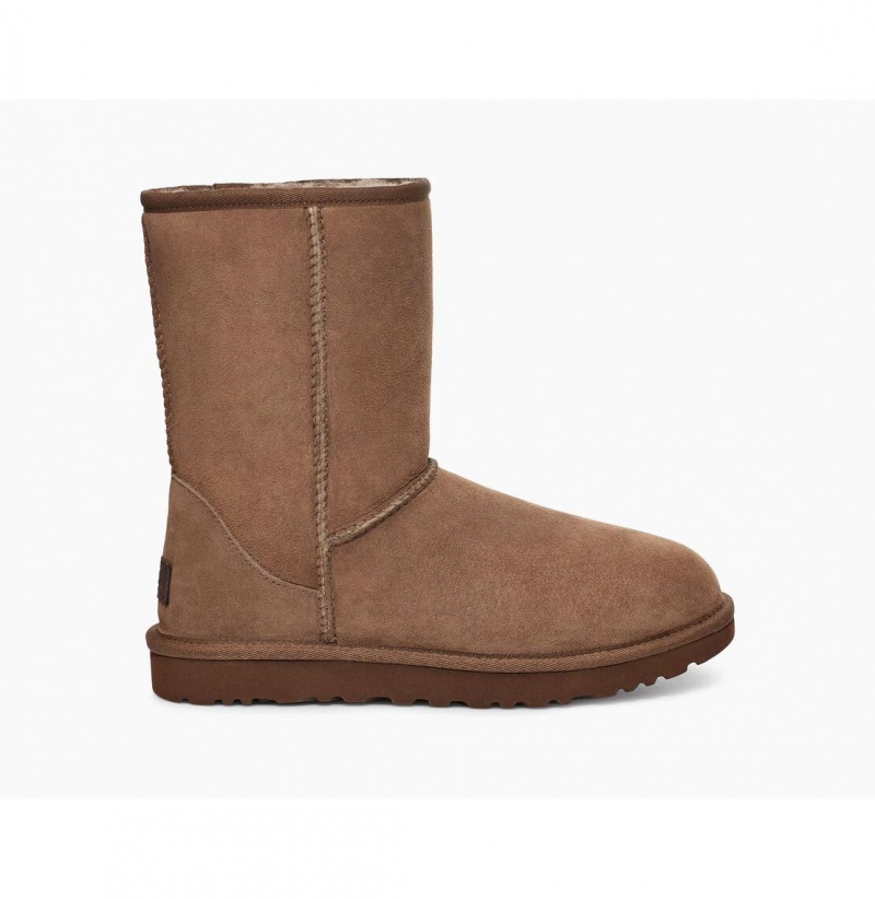 UGG Klasické Kratke II Čižmy Z Ovčej Kože Damske Svetlo Hnede | SK-270UWFBTN