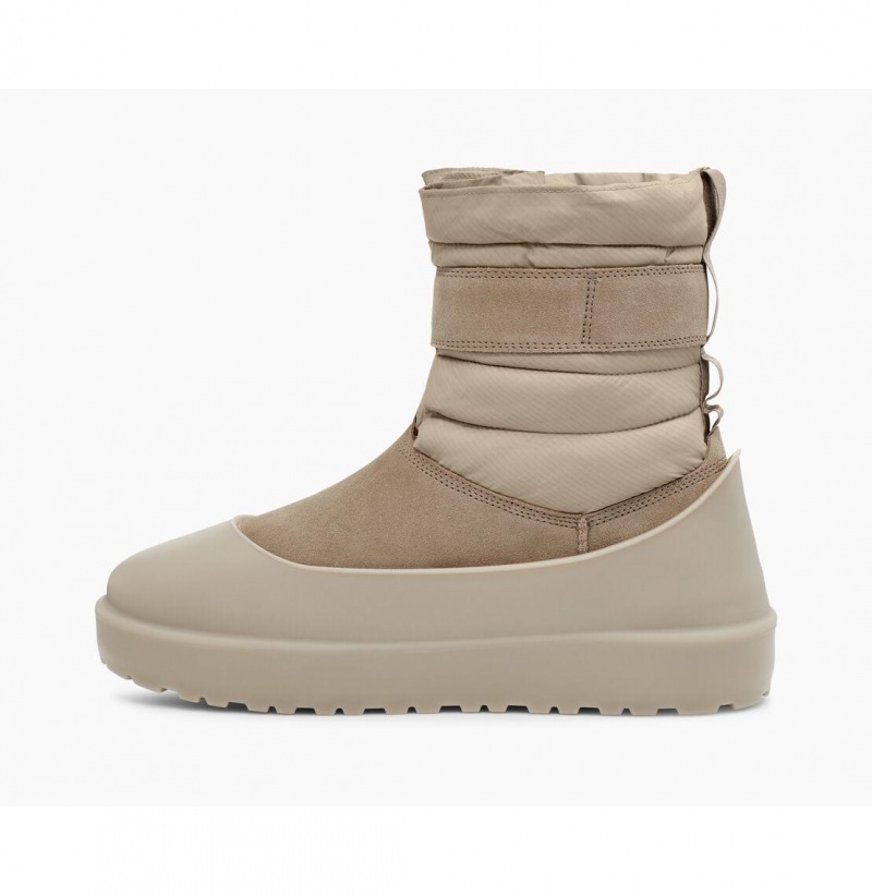 UGG Klasické Kratke Pull-On Weather Zimne Topanky Panske Svetlo Siva | SK-271ILXQVJ