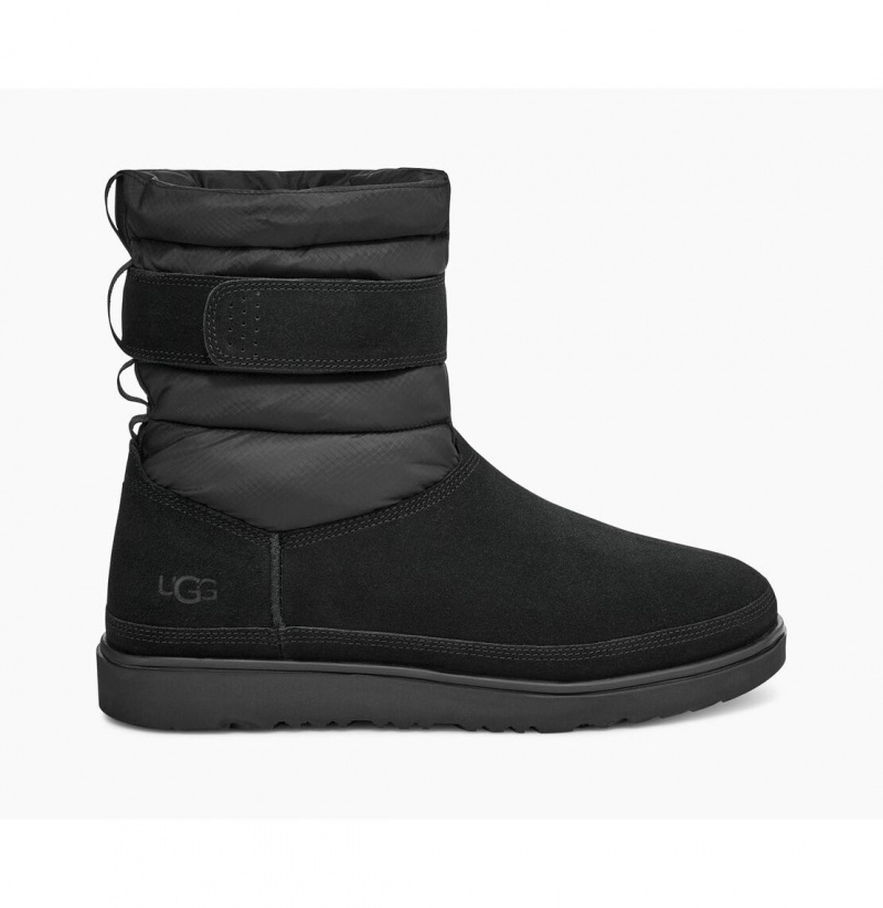 UGG Klasické Kratke Pull-On Weather Zimne Topanky Panske Čierne | SK-023NYZDRC