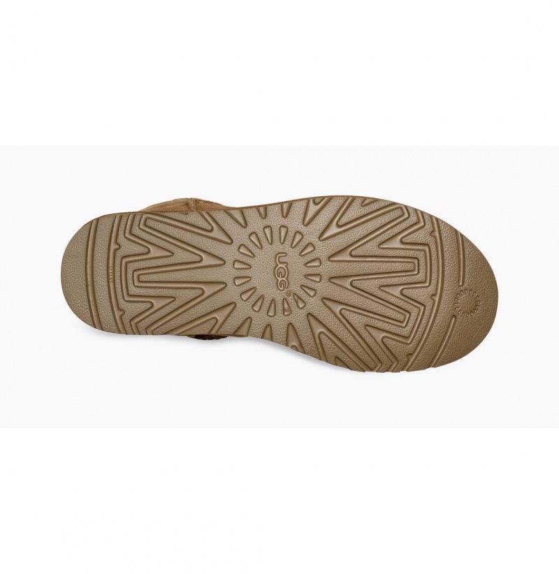 UGG Klasické Kratke Čižmy Z Ovčej Kože Panske Hnede | SK-287PXTGJL
