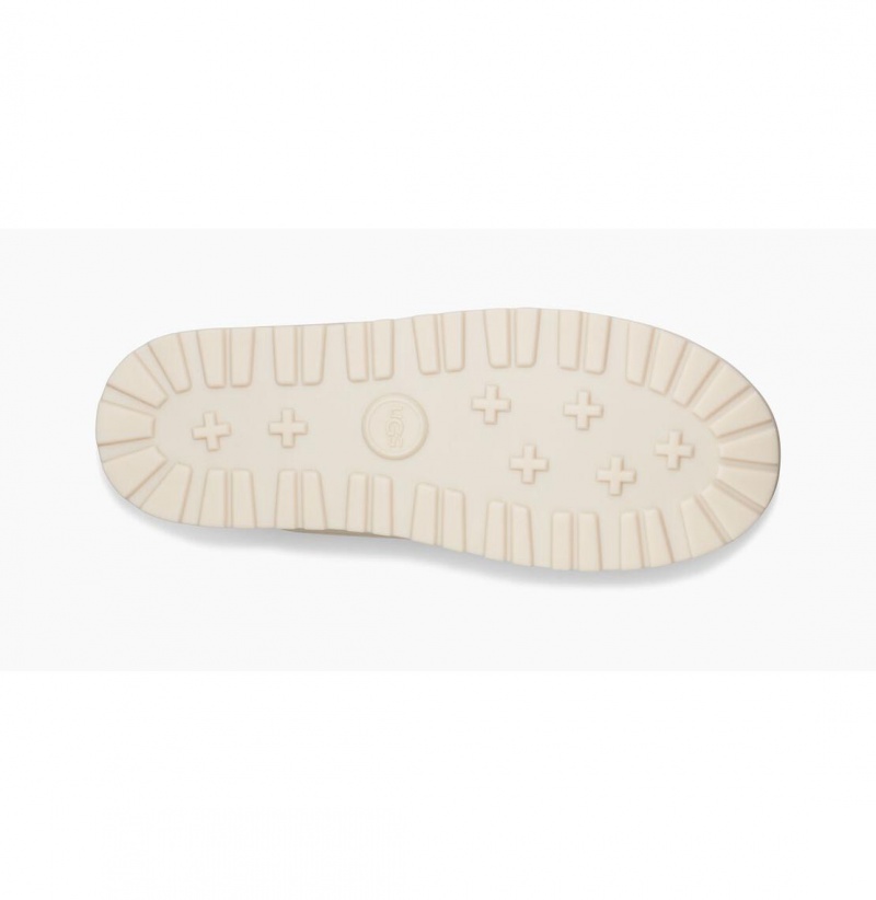 UGG Klasické Mini Cipkovane-Up Weather Zimne Topanky Panske Hnede Biele Siva | SK-195CUKOHE