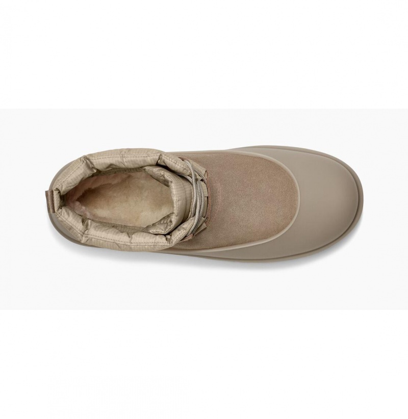 UGG Klasické Mini Cipkovane-Up Weather Zimne Topanky Panske Svetlo Siva | SK-653EDKBPA