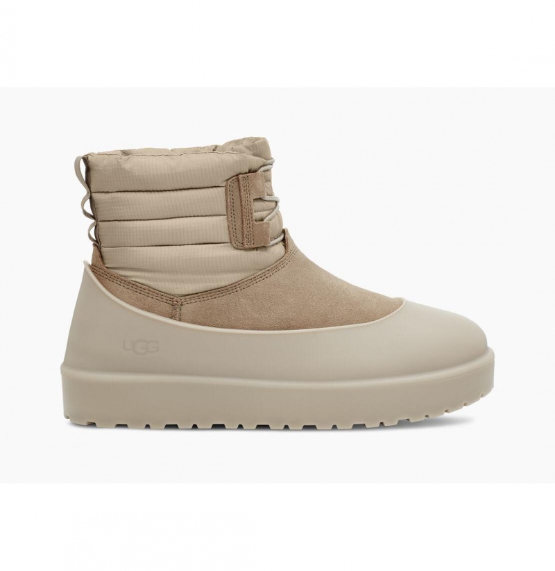 UGG Klasické Mini Cipkovane-Up Weather Zimne Topanky Panske Svetlo Siva | SK-653EDKBPA