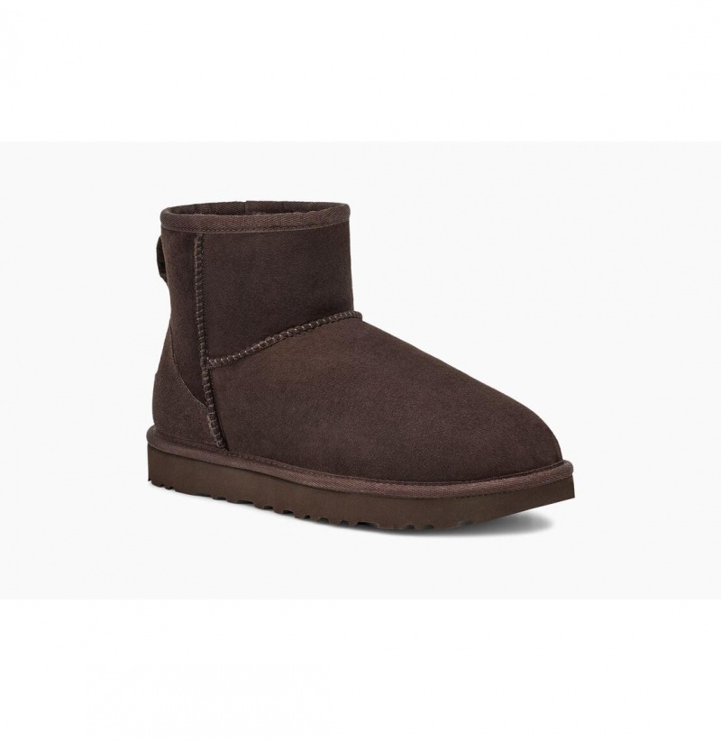 UGG Klasické Mini II Čižmy Z Ovčej Kože Damske Čokoláda | SK-840ESFVBI
