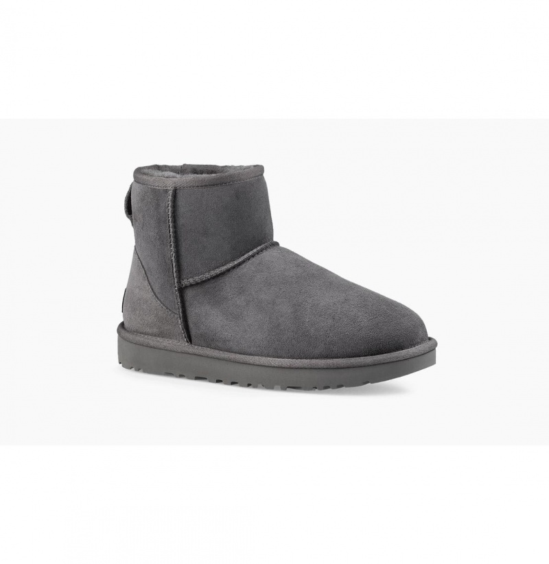 UGG Klasické Mini II Čižmy Z Ovčej Kože Damske Siva | SK-487ZVLQWK
