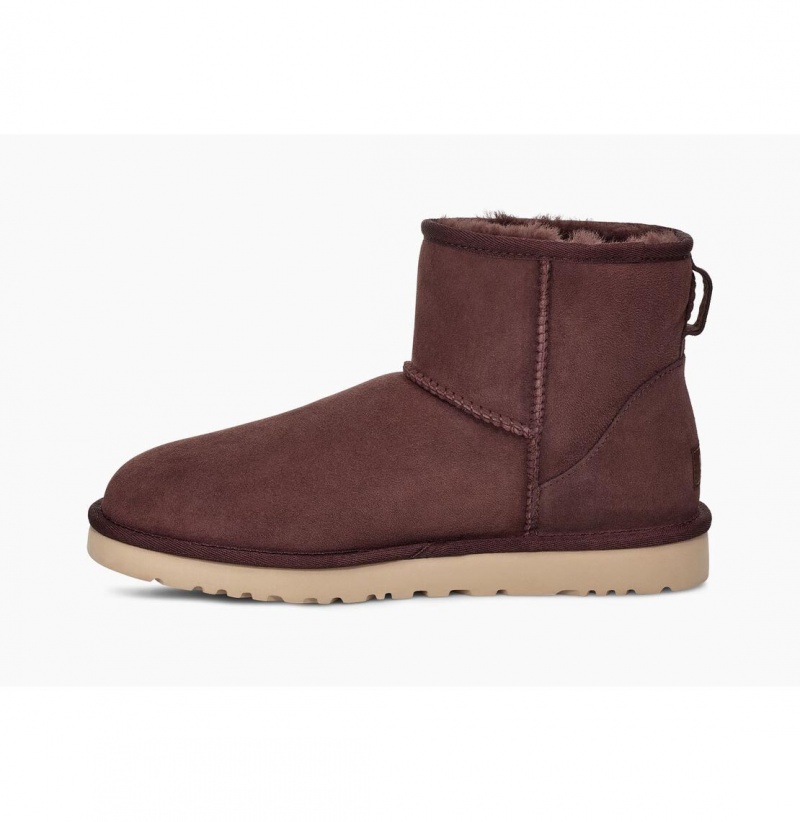UGG Klasické Mini Čižmy Z Ovčej Kože Panske Bordove | SK-386VXPIEW