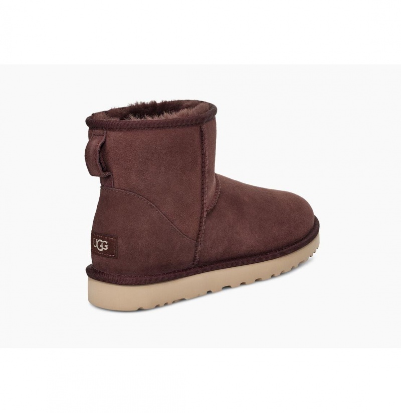 UGG Klasické Mini Čižmy Z Ovčej Kože Panske Bordove | SK-386VXPIEW