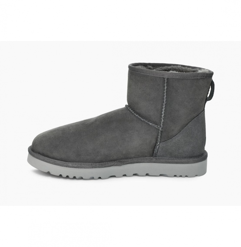 UGG Klasické Mini Čižmy Z Ovčej Kože Panske Tmavo Siva | SK-017ZSNUQB