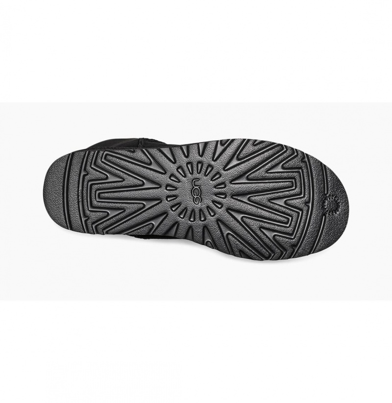 UGG Klasické Mini Čižmy Z Ovčej Kože Panske Čierne | SK-589KFOIYA