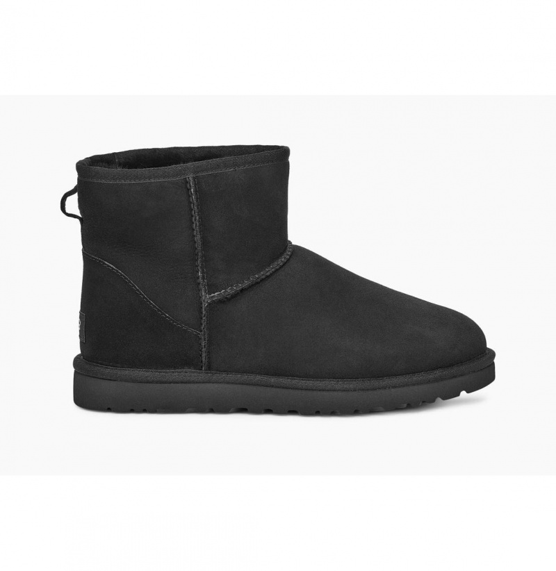 UGG Klasické Mini Čižmy Z Ovčej Kože Panske Čierne | SK-589KFOIYA